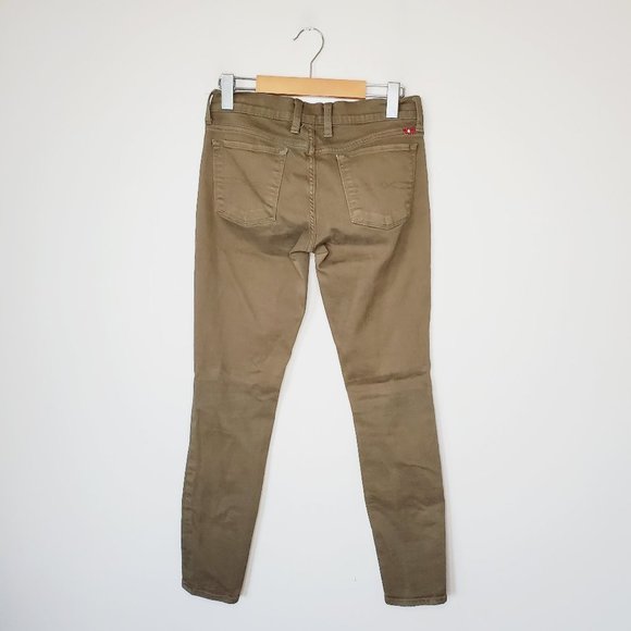 Lucky Brand Jeans Charlie Super Skinny Olive Green 26 - Picture 4 of 12